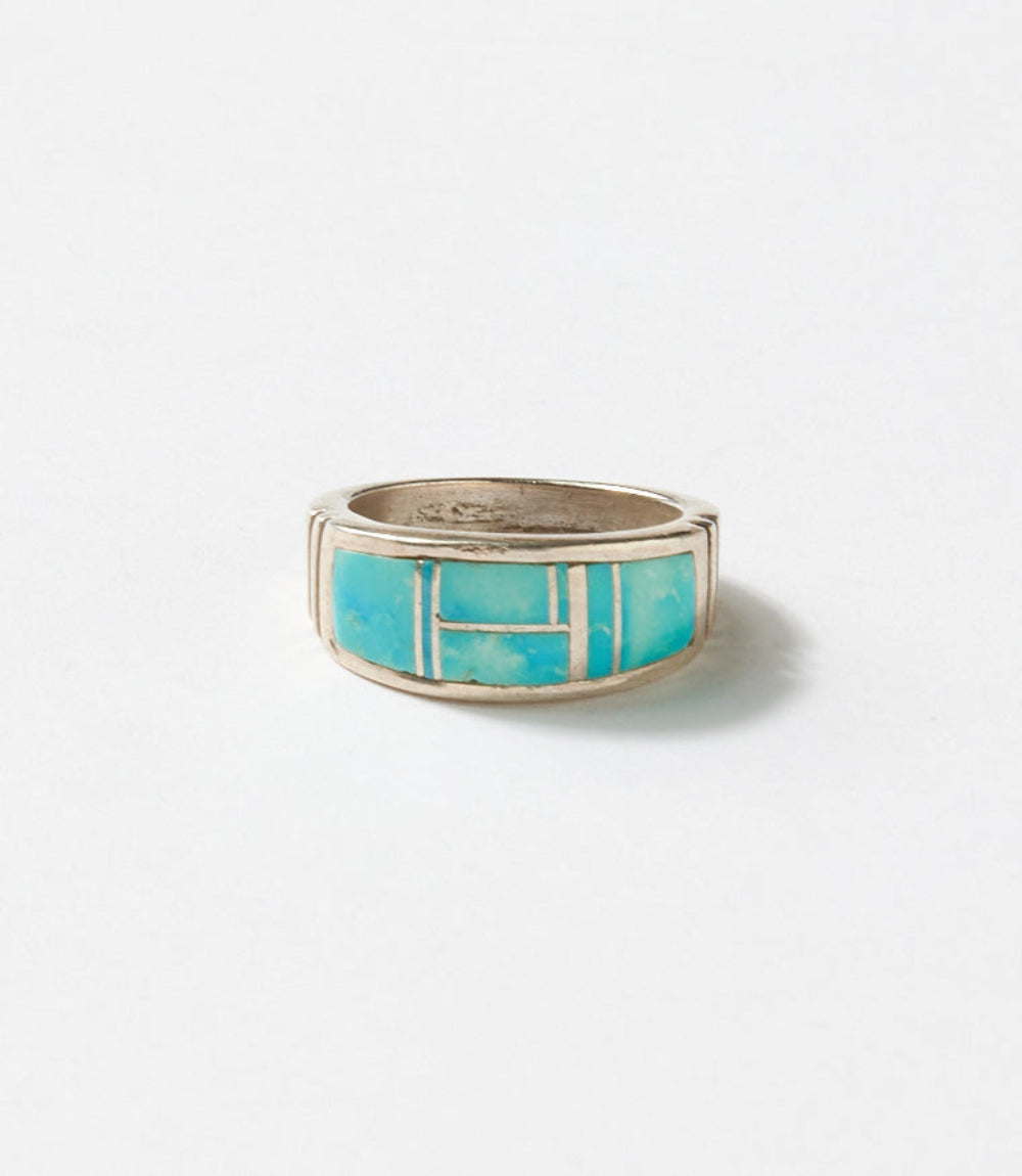 Kingman Turquoise Inlay Ring
