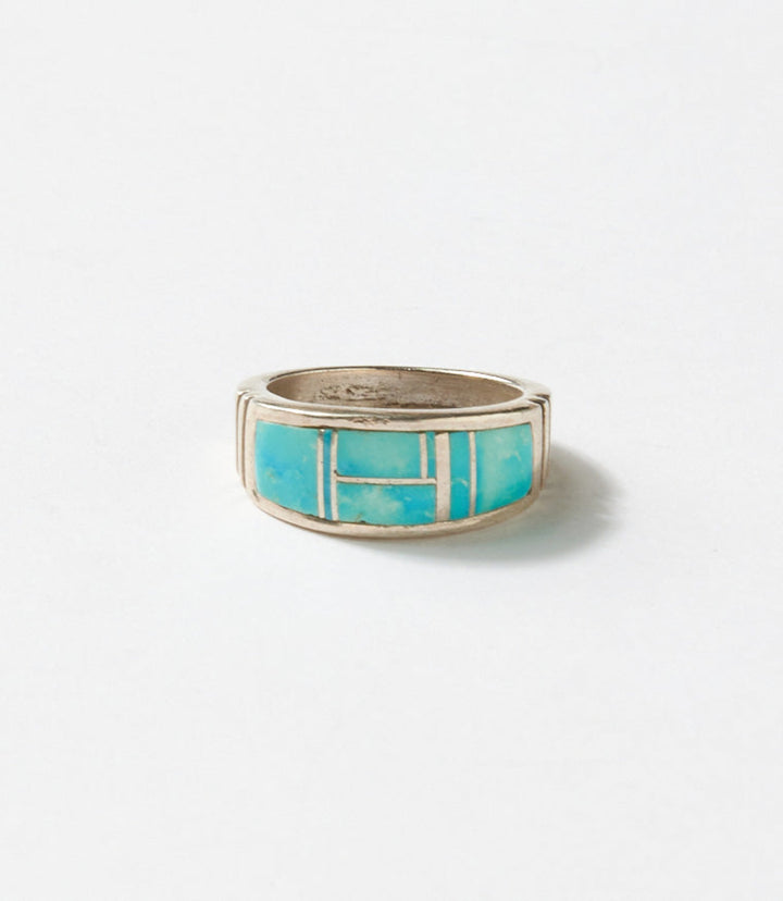 Kingman Turquoise Inlay Ring