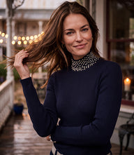 Pearl Turtleneck Sweater