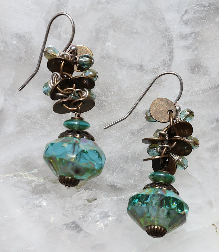 Venetian Dream Antique Medallion Earrings