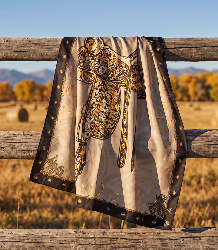 Saddle Up Silk Scarf