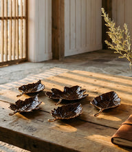 Autumn Leaf Serving Trays, Set Of 5