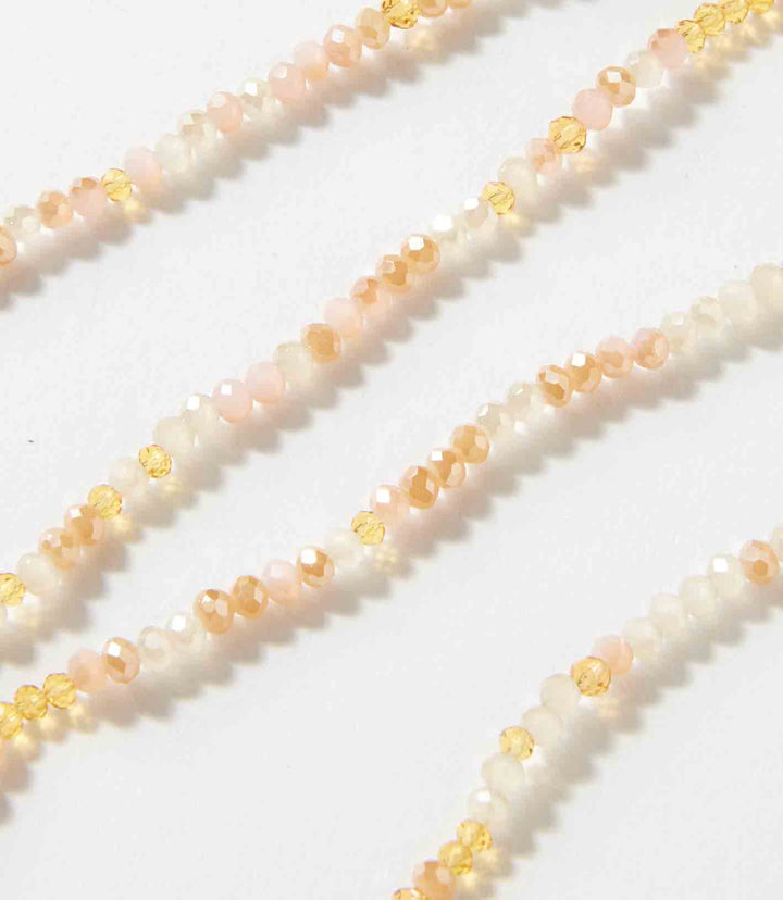 Beaded Gemstone Wrap Bracelet