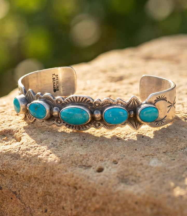 Sterling Silver Turquoise Cuff Bracelet