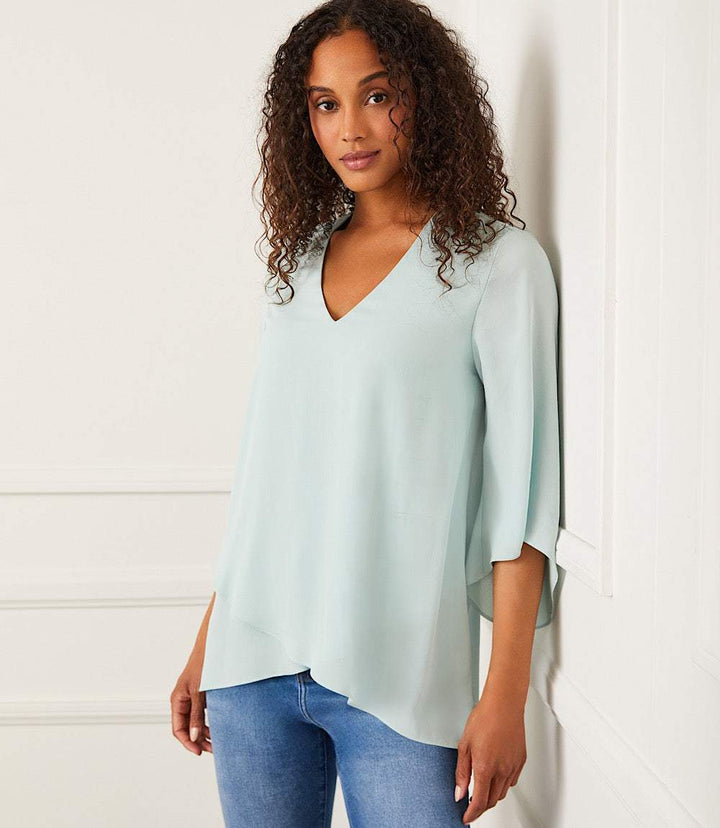 Bracelet Sleeve Asymmetric Top