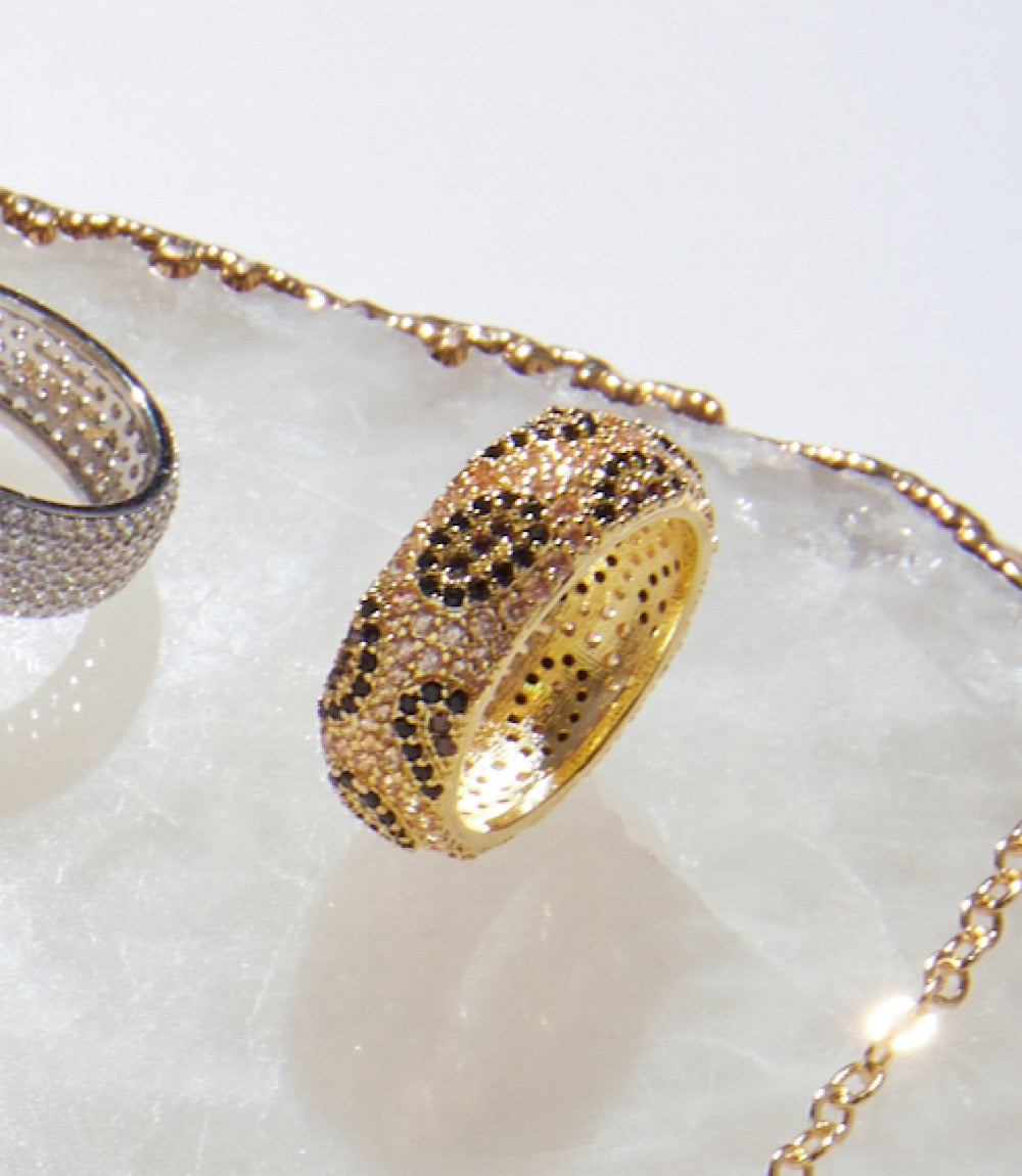 Leopard Crystal Ring