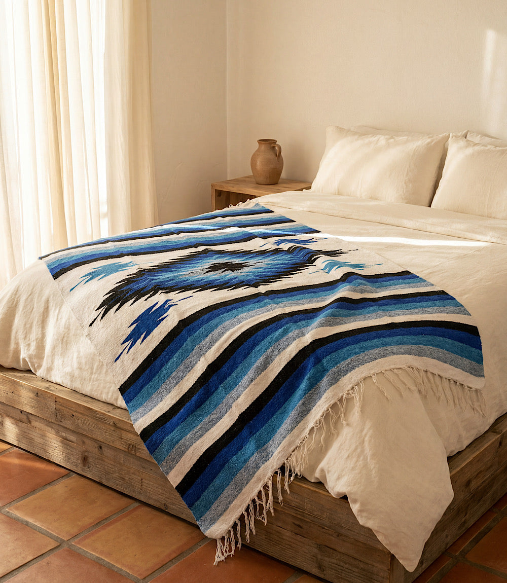 Blue Shades Diamond Blanket