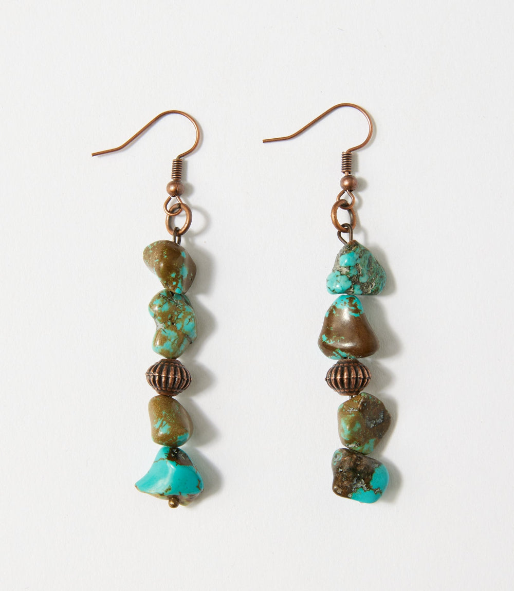 Stacked Turquoise Earrings