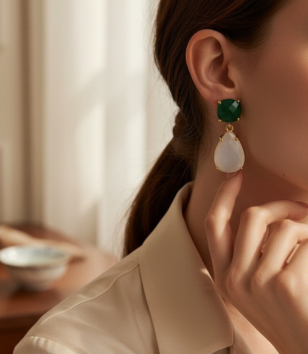 Teardrop Crystal Earrings