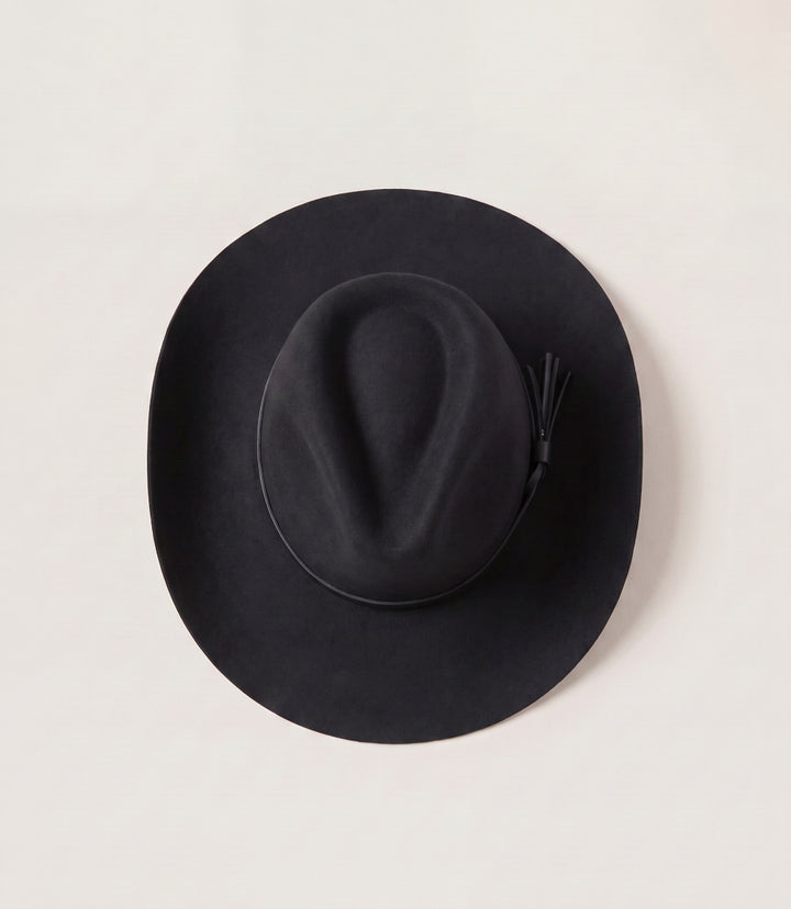 Wool Cowboy Hat With Leather Belt