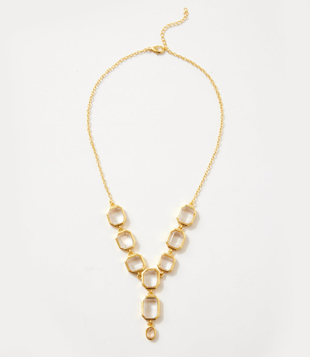 Crystal Lariat Necklace