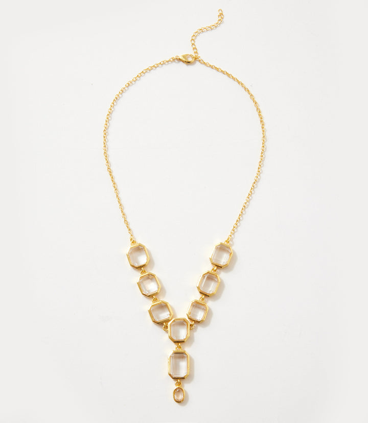 Crystal Lariat Necklace