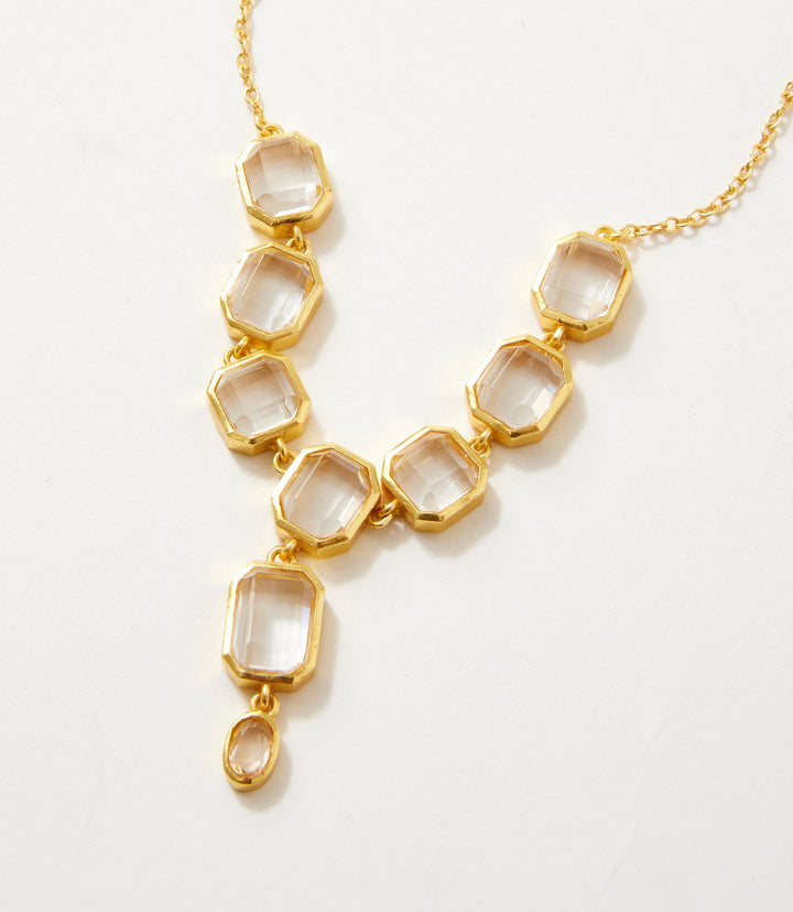Crystal Lariat Necklace