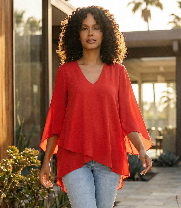 Bracelet Sleeve Asymmetric Top