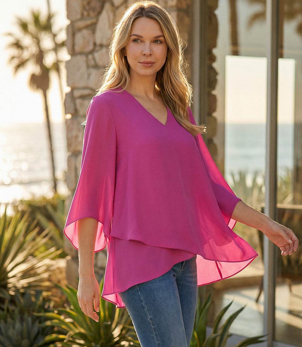 Bracelet Sleeve Asymmetric Top