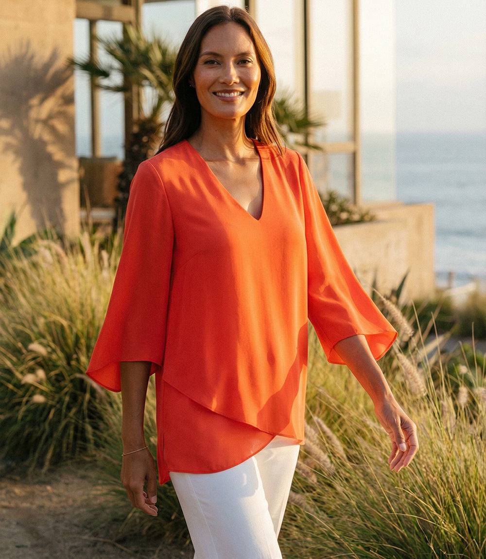 Bracelet Sleeve Asymmetric Top