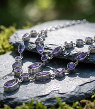 Amethyst Multi Strand Necklace
