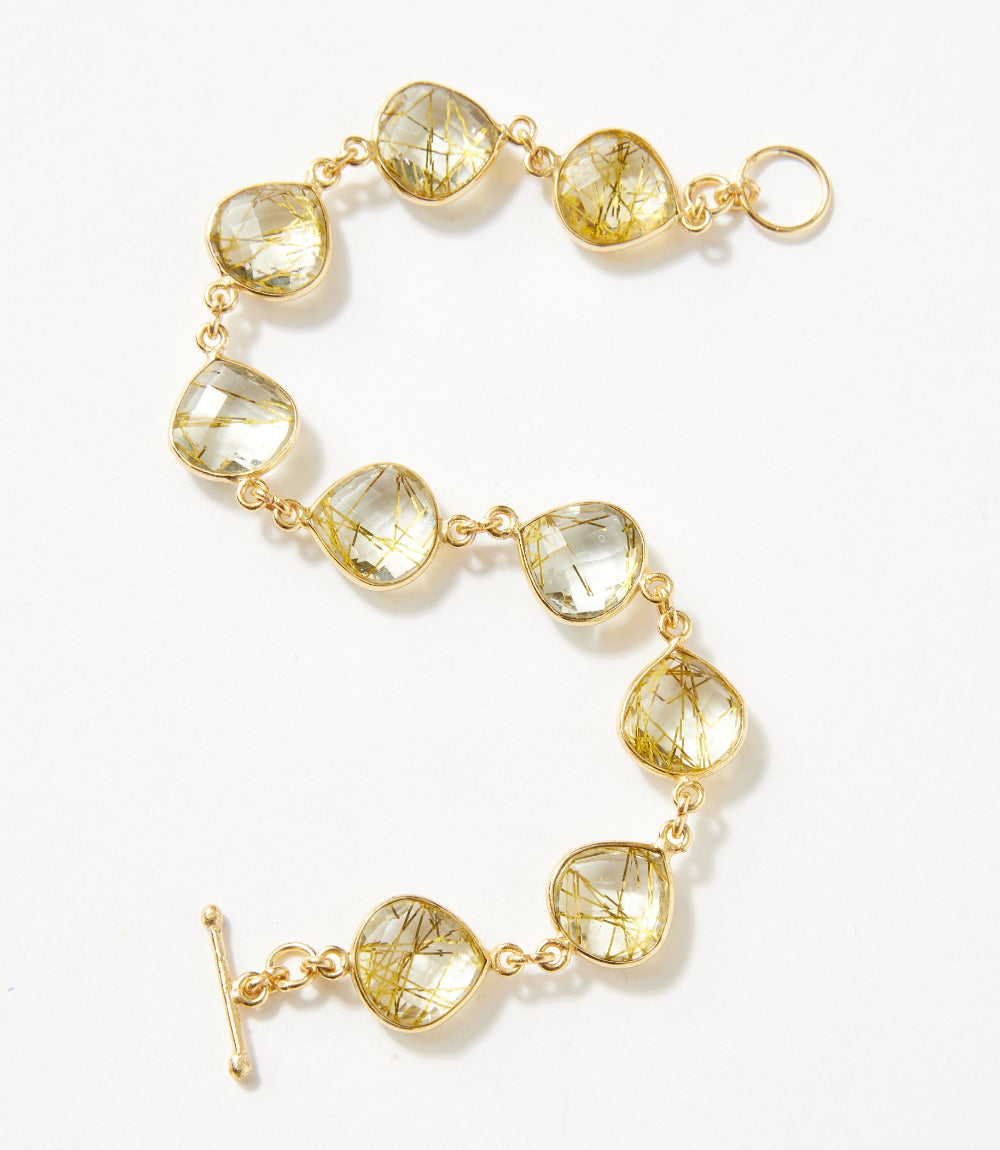 Rutilated Quartz Bracelet