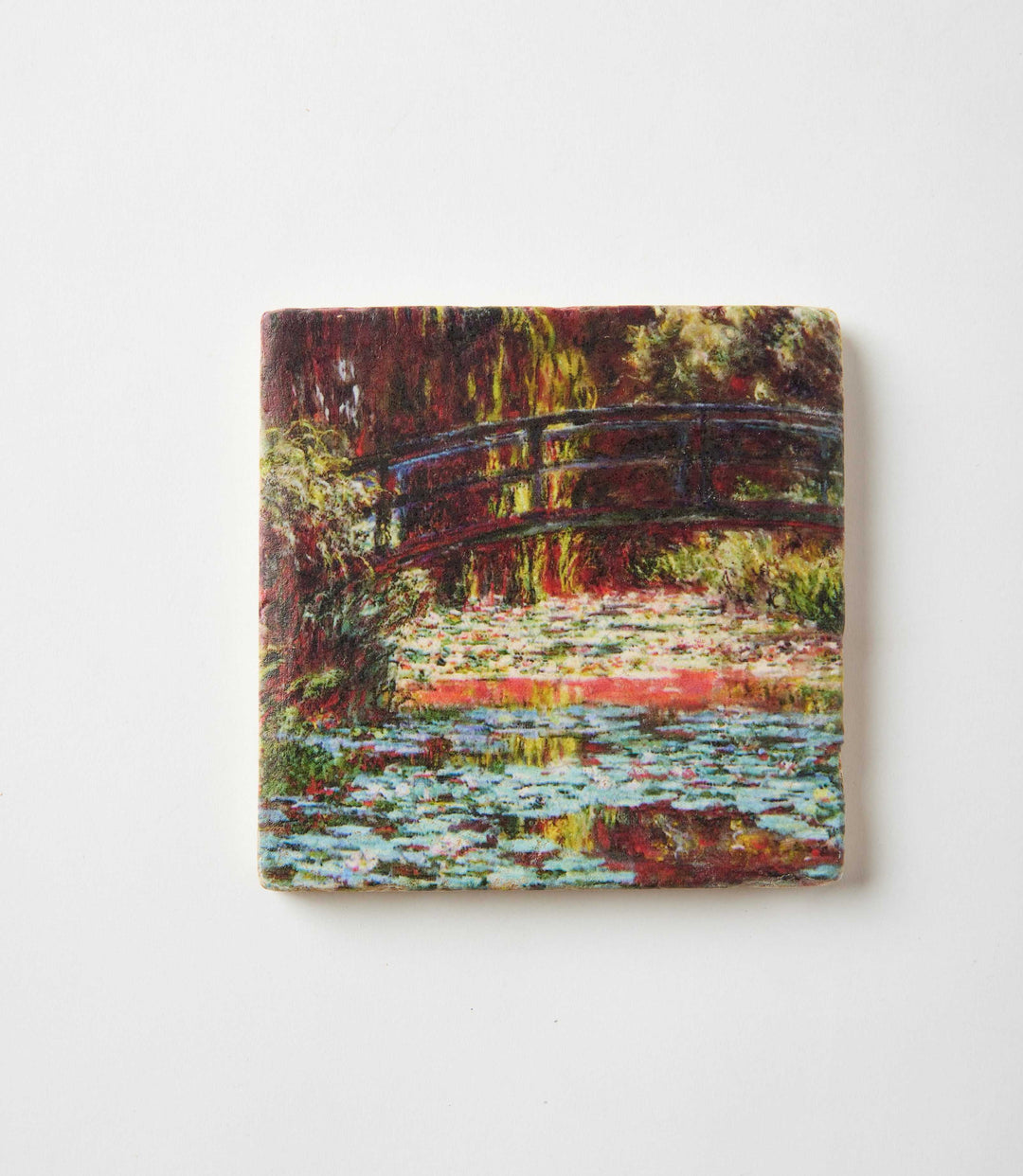 Monet Tile Marble Coasters, Set Of 4