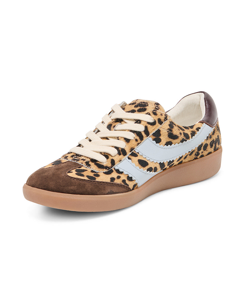 Dolce Vita Merit Calf Hair Leopard Sneakers