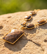 Tigers Eye Statement Necklace