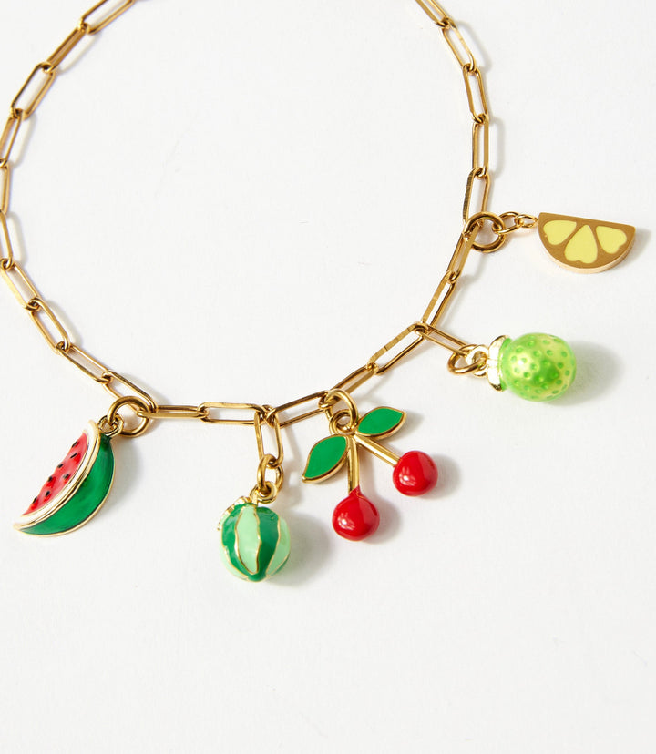 Fruit Charm Bracelet