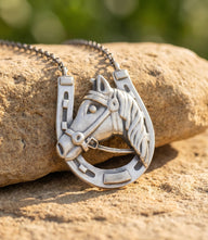 Sterling Silver Horseshoe Pendant Necklace