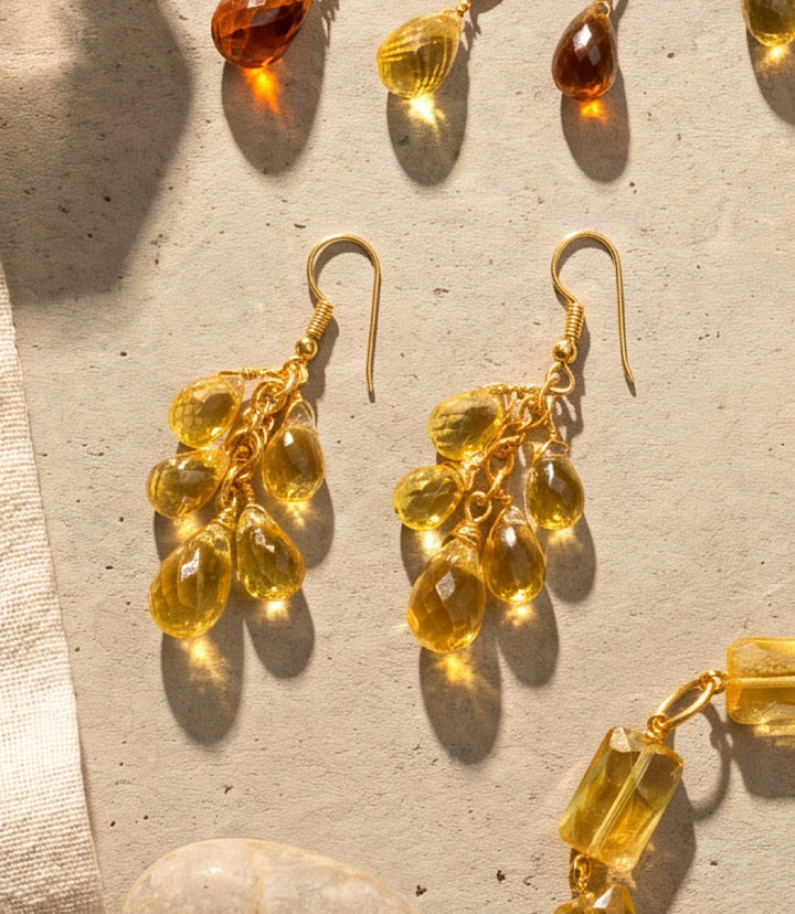 Citrine Dangle Earrings