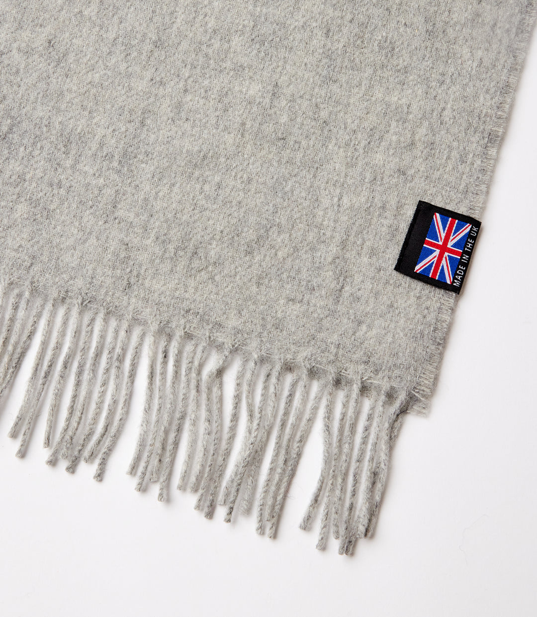 Merino Wool Fringed Scarf