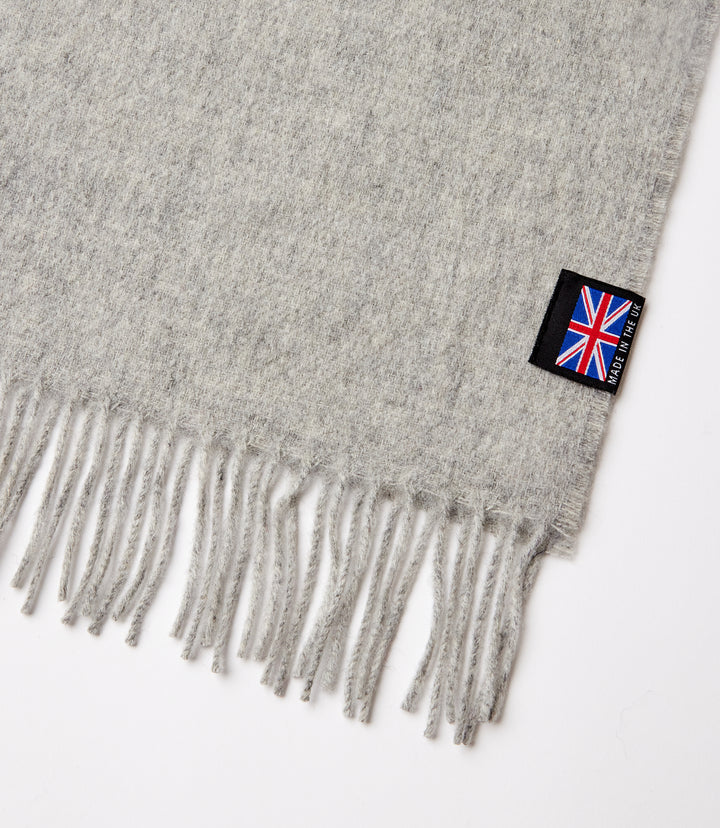 Merino Wool Fringed Scarf