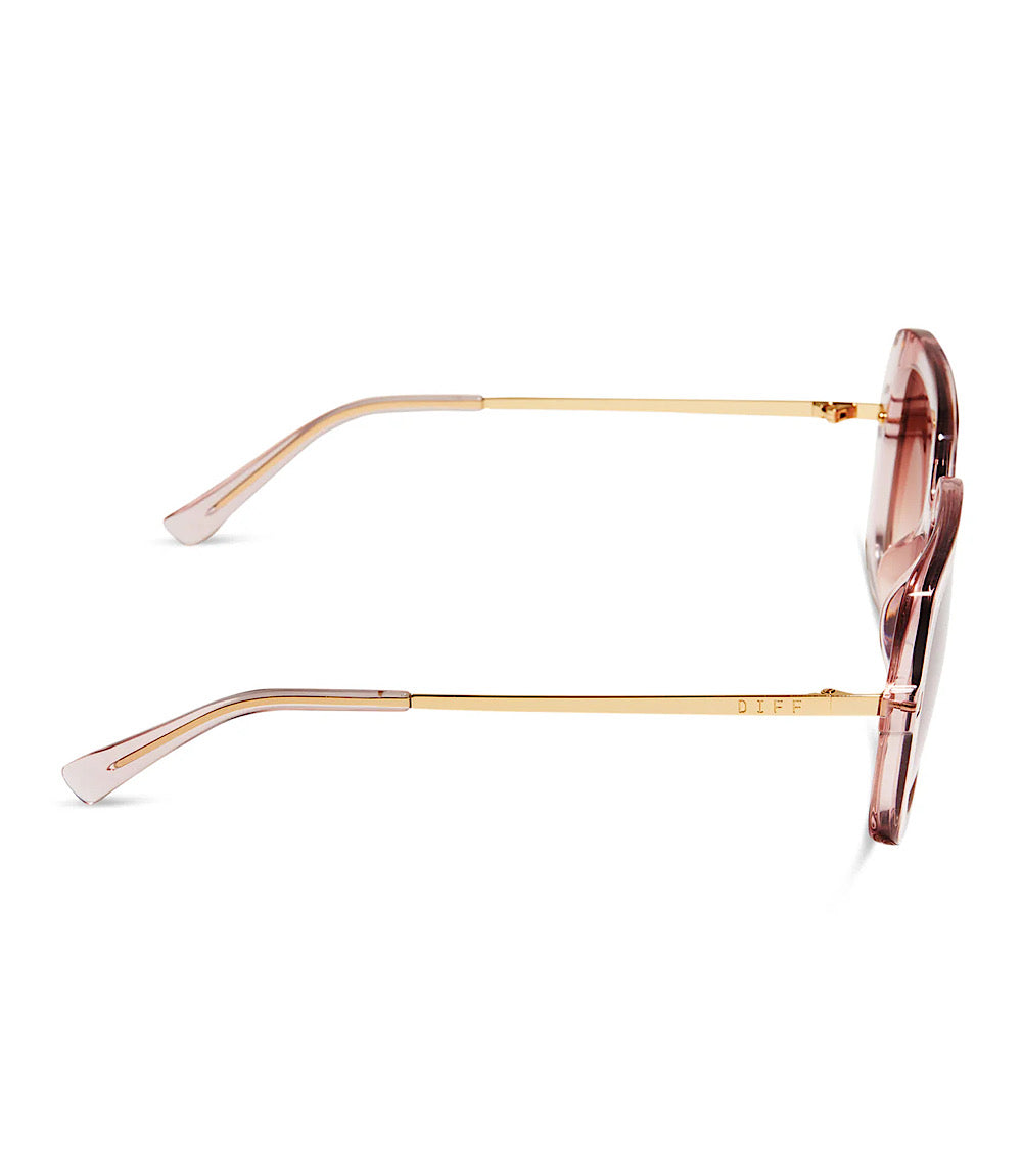 DIFF Sandra Crystal Square Sunglasses