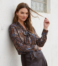 Long Sleeve Bow Top