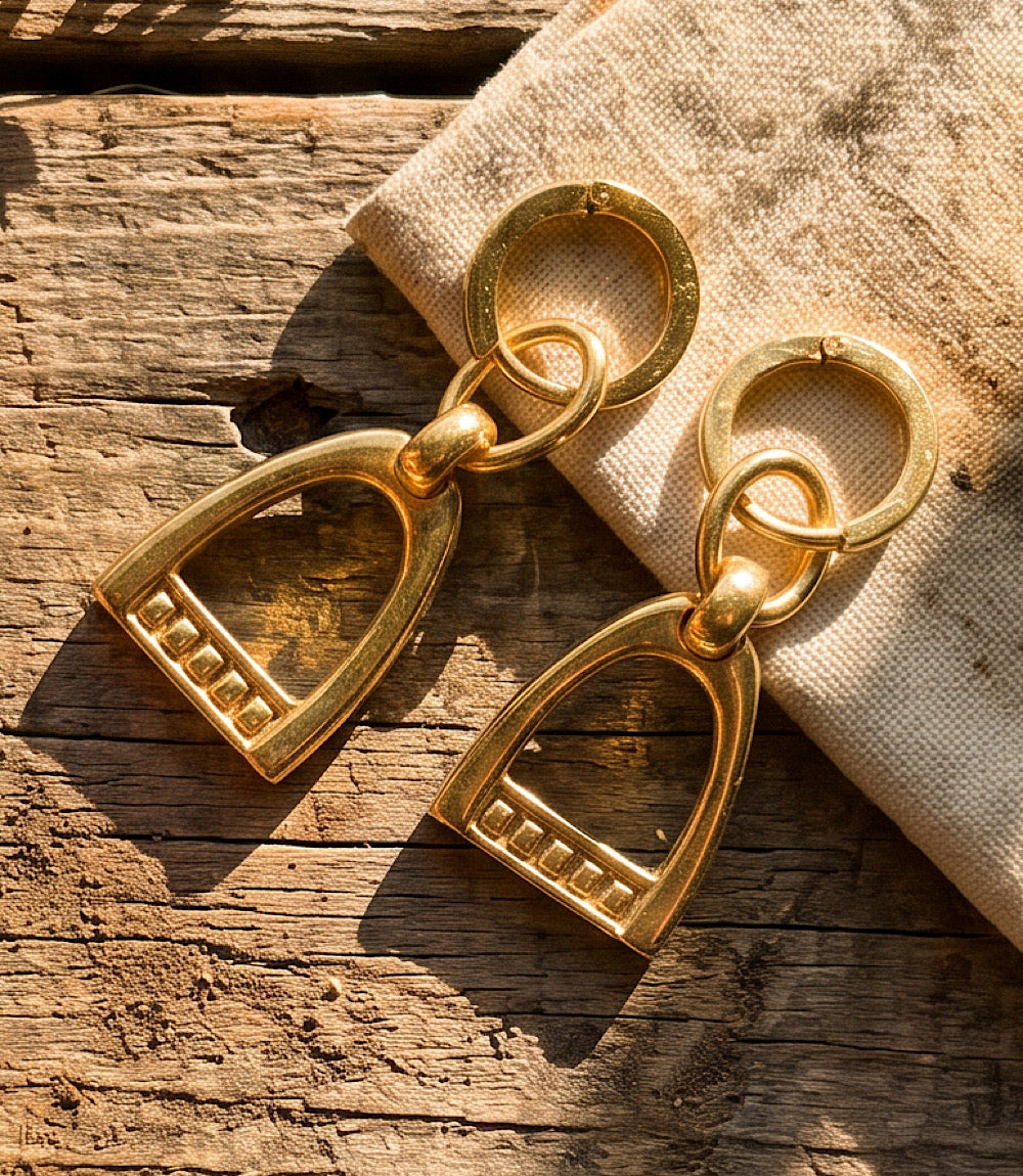 Horsebit Earrings
