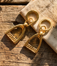 Horsebit Earrings