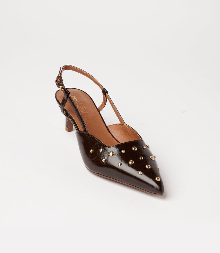 Seychelles Crawford Studded Slingback Heels
