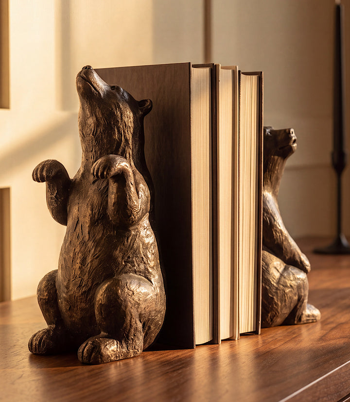 Grizzly Bear Bookends