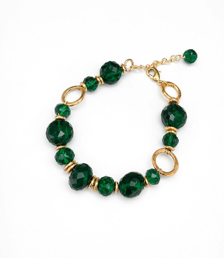 Beaded Emerald Bracelet