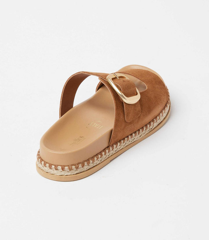 Getaway Buckle Slip On Sandals