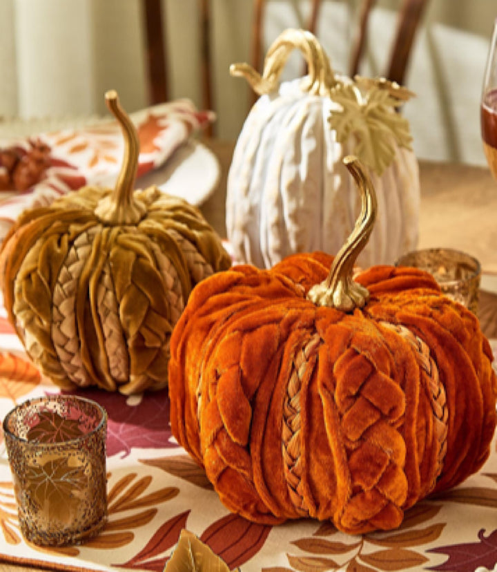 Large Braided Pumpkin