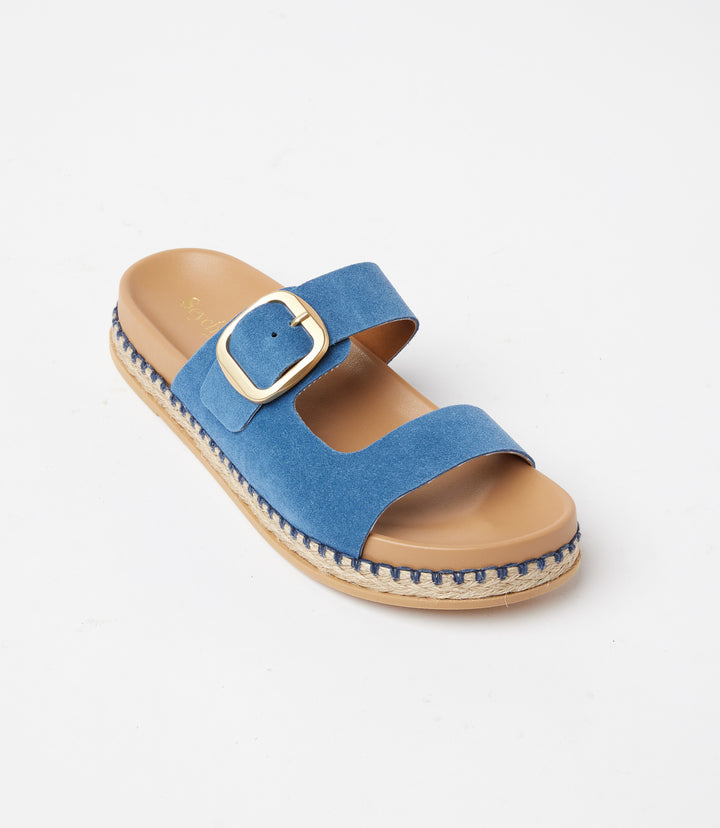 Getaway Buckle Slip On Sandals