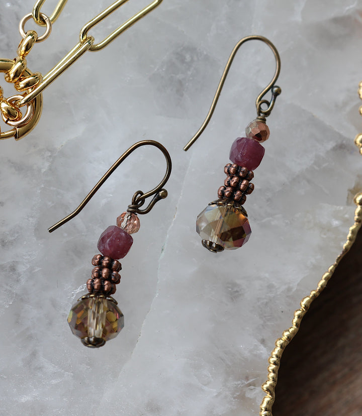 Crystal Dangle Earrings