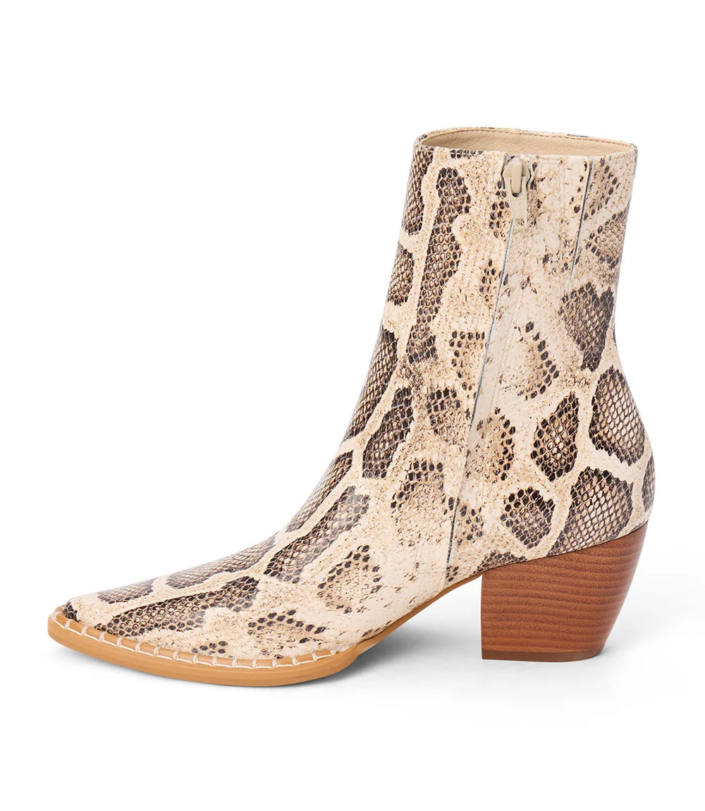 Matisse Caty Snakeskin Pointed Booties