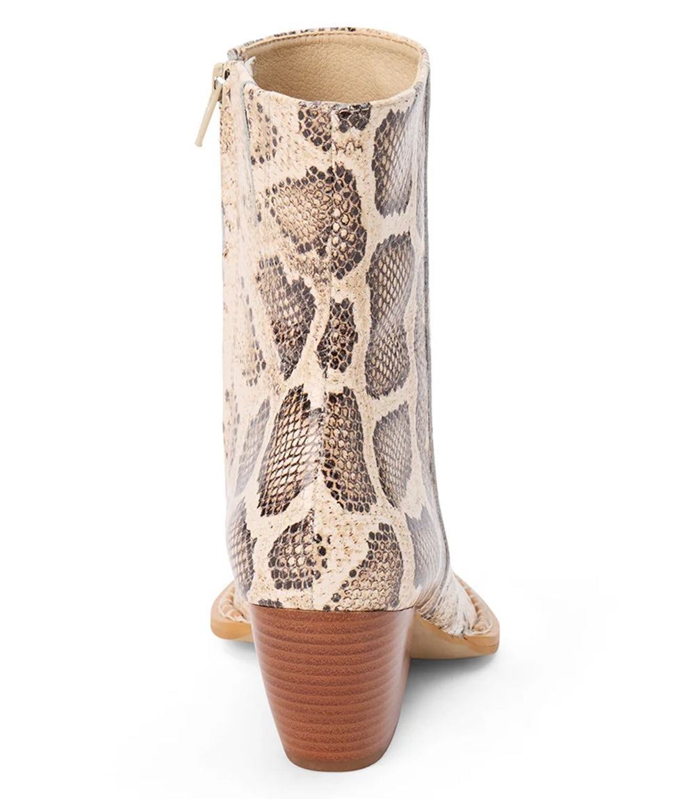 Matisse Caty Snakeskin Pointed Booties