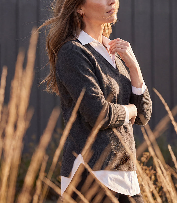 Petite Size Layered Sweater