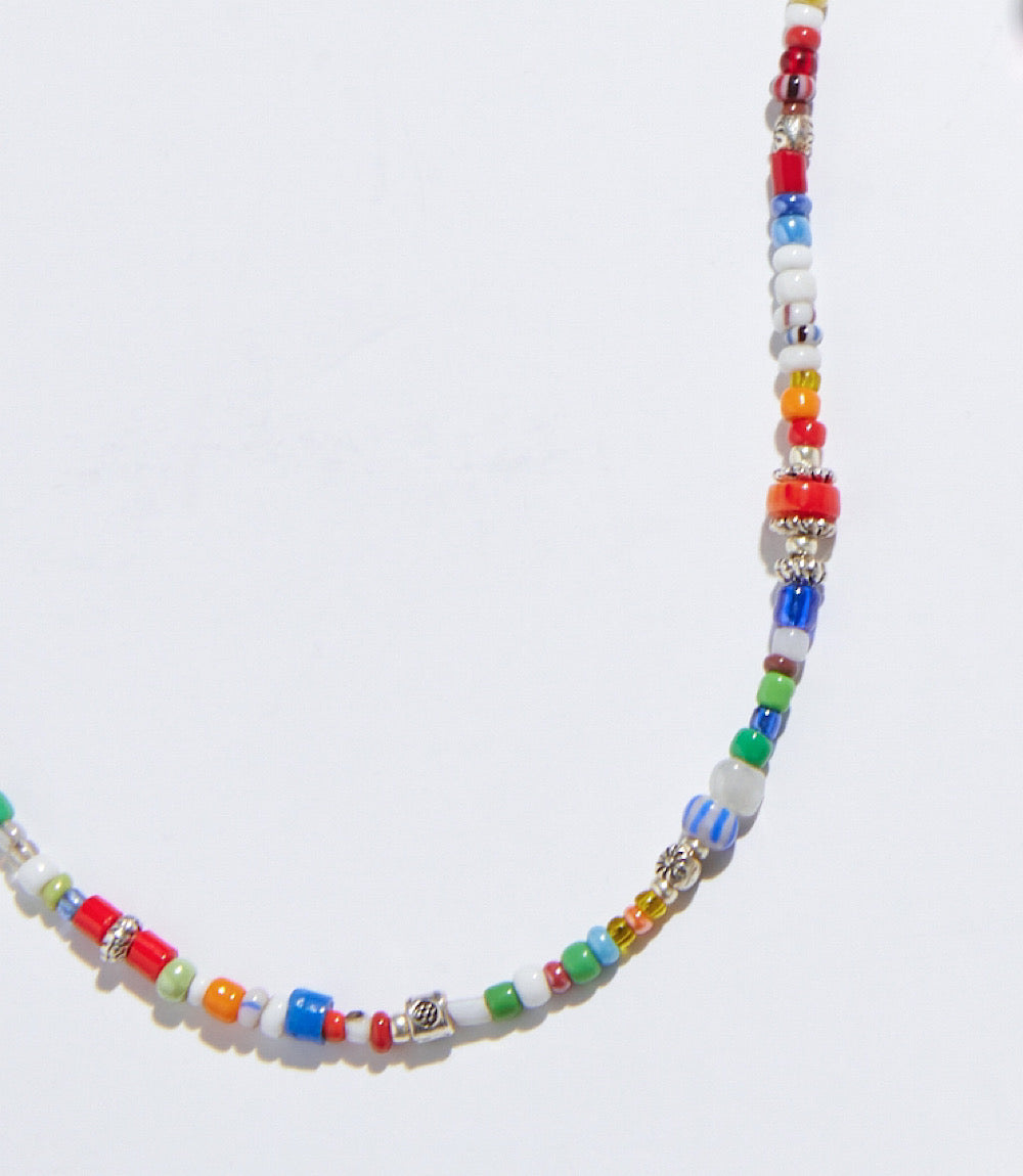 African Trade Beads Necklace