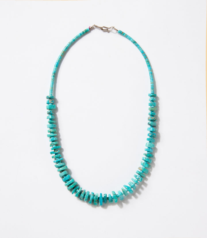 Antique Beaded Turquoise Necklace