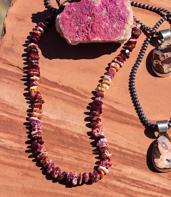 Purple Spiny Oyster Necklace