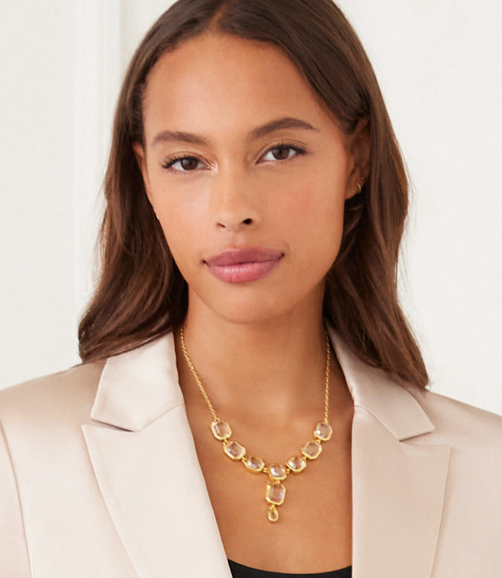 Crystal Lariat Necklace