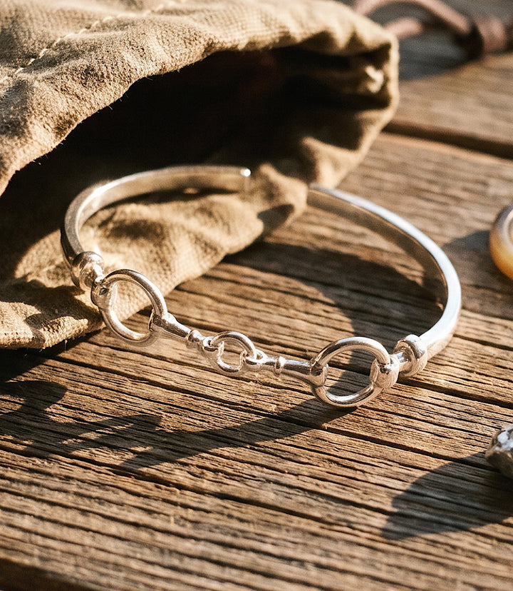 Horsebit Link Cuff Bracelet