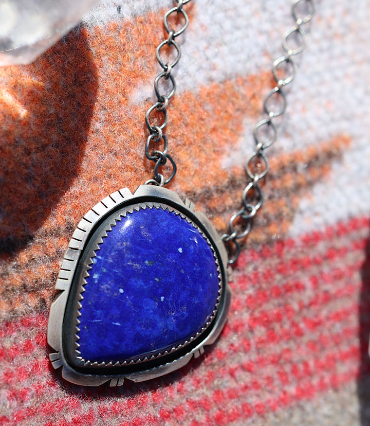 Lapis Pendant Necklace
